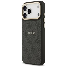 Etui Guess 4G PU Classic Logo MagSafe do iPhone 17 Pro Max czarny