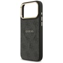 Etui Guess 4G PU Classic Logo MagSafe do iPhone 17 Pro Max czarny