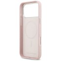 Etui Karl Lagerfeld FW Stamped Karl MagSafe do iPhone 17 Pro Max różowy