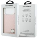 Etui Karl Lagerfeld FW Stamped Karl MagSafe do iPhone 17 Pro Max różowy