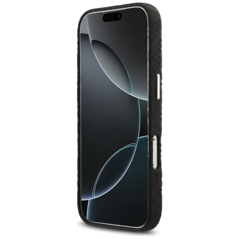 Etui Karl Lagerfeld FW Stamped Karl MagSafe do iPhone 17 Pro czarny