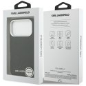 Etui Karl Lagerfeld FW Stamped Karl MagSafe do iPhone 17 Pro czarny