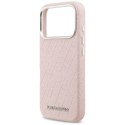 Etui Karl Lagerfeld FW Stamped Karl MagSafe do iPhone 17 Pro różowy