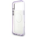 Etui Karl Lagerfeld IML Aquarelle Karl & Choupette & Logo MagSafe do iPhone 17 Pro Max fioletowy