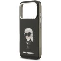 Etui Karl Lagerfeld IML Aquarelle Karl & Logo MagSafe do iPhone 17 Pro czarny