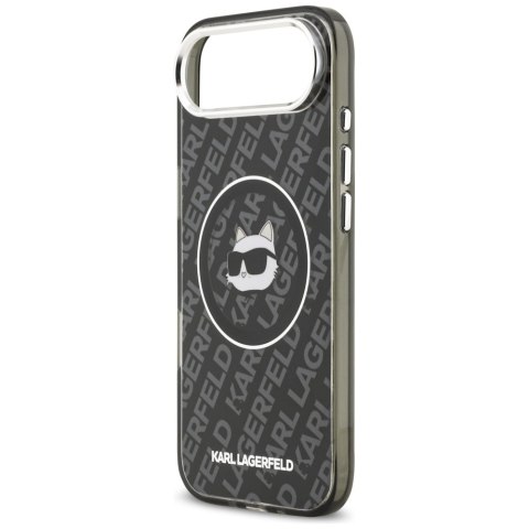 Etui Karl Lagerfeld IML Choupette Head Logo MagSafe do iPhone Air czarny