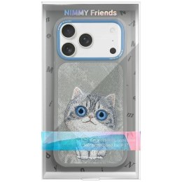 Etui Nimmy Big Eyed Pet 2.0 Cat do iPhone 17 szary