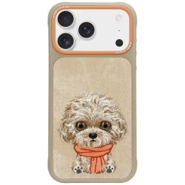Etui Nimmy Big Eyed Pet 2.0 Dog do iPhone 17 beżowy