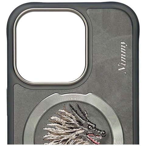 Etui Nimmy Dragon MagSafe do iPhone 16 Pro Max szary
