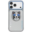 Etui Nimmy Glasses Cool Dog MagSafe do iPhone 17 Pro Max szary