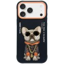 Etui Nimmy Glasses Cool Dog do iPhone 17 Pro Max czarny