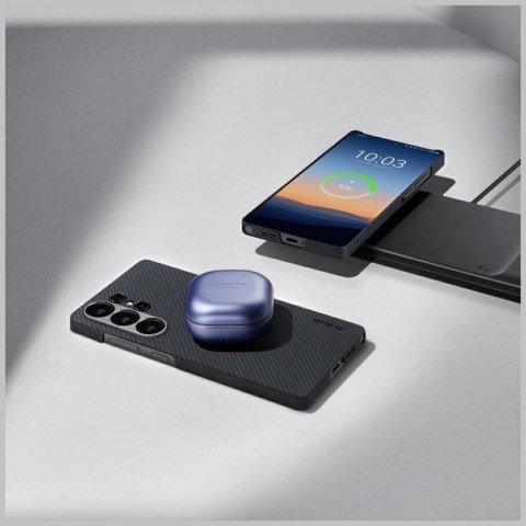 Etui PITAKA Ultra-Slim MagSafe do Samsung Galaxy S25 Ultra czarno szary