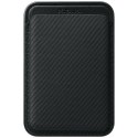Portfel magnetyczny PITAKA Woven Wallet MagSafe do telefonu czarno szary