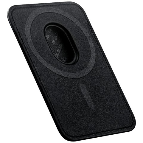 Portfel magnetyczny PITAKA Woven Wallet MagSafe do telefonu czarno szary