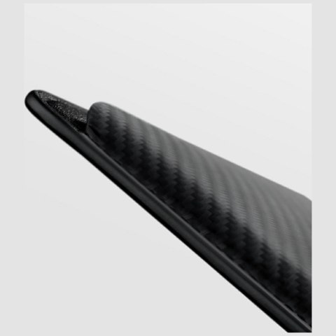 Portfel magnetyczny PITAKA Woven Wallet MagSafe do telefonu czarno szary