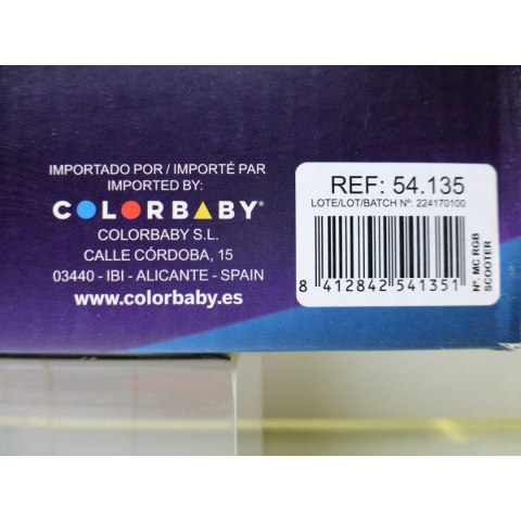 Hulajnoga Colorbaby Poliuretan Aluminium Biały