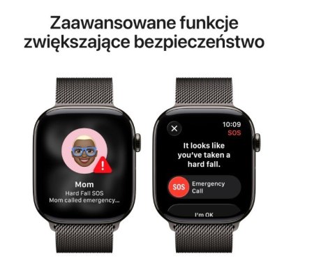 Watch Series 11 GPS + Cellular koperta 46 mm z tytanu w kolorze łupku, bransoleta mediolańska w kolorze łupku M/L