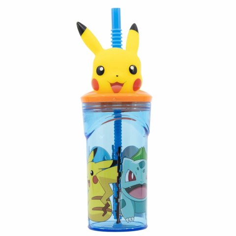 Butelka wody Pokémon Wielokolorowy PVC Plastikowy 360 ml 9 x 23 x 6 cm
