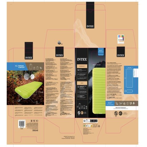 Materac Dmuchany Intex 76 x 11 x 191 cm