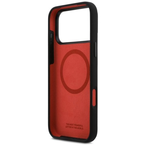 Etui BMW M Silicon Tricolor Line MagSafe do iPhone 17 Pro Max / 18 Pro Max czarny