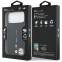 Etui BMW M Silicon Tricolor Line MagSafe do iPhone 17 Pro Max / 18 Pro Max czarny
