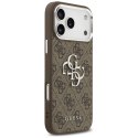 Etui Guess 4G Big 4G Classic Logo do iPhone 17 Pro Max brązowy srebrny