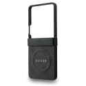 Etui Guess 4G Classic MagSafe do Samsung Galaxy Z Flip7 czarny