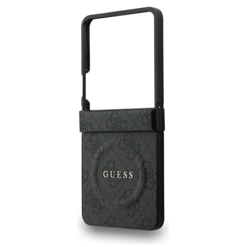 Etui Guess 4G Classic MagSafe do Samsung Galaxy Z Flip7 czarny