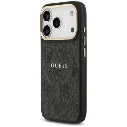 Etui Guess 4G PU Classic Logo MagSafe do iPhone 17 Pro czarny