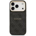 Etui Guess 4G PU Classic Logo MagSafe do iPhone 17 Pro czarny