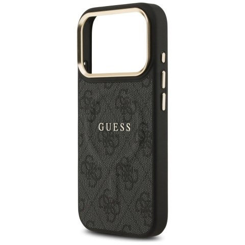 Etui Guess 4G PU Classic Logo MagSafe do iPhone 17 Pro czarny