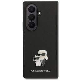 Etui Karl Lagerfeld Saffiano Karl&Choupette Pin do Samsung Galaxy Z Fold7 czarny