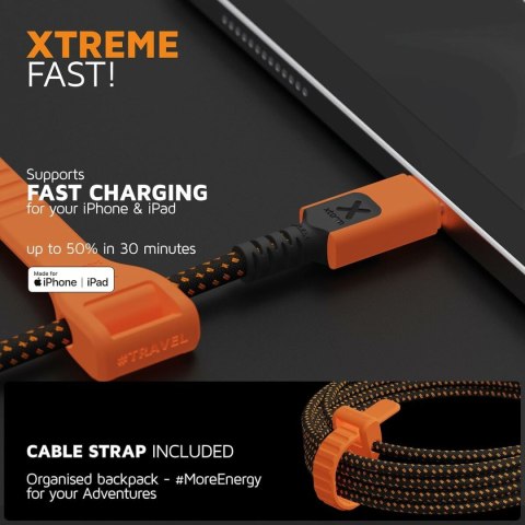 Kabel USB Xtorm CXX2002 Pomarańczowy