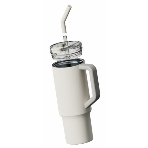 Kufelek z Zakrętką i Słomką Xiaomi BHR9540GL Biały Przezroczysty