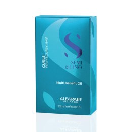 Olejek do Włosów Alfaparf Milano Semi Di Lino Curls 100 ml Wielofunkcyjny (1 Sztuk)