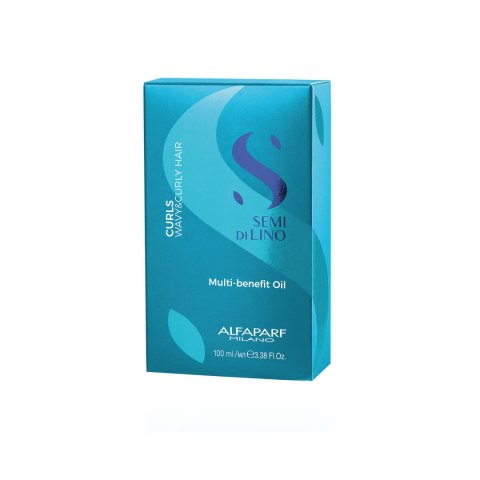 Olejek do Włosów Alfaparf Milano Semi Di Lino Curls 100 ml Wielofunkcyjny (1 Sztuk)