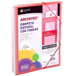 Folder organizacyjny Carchivo ARCHIVEX STAR Czerwony A4