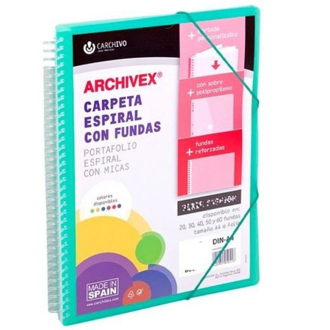 Folder organizacyjny Carchivo ARCHIVEX STAR Kolor Zielony A4