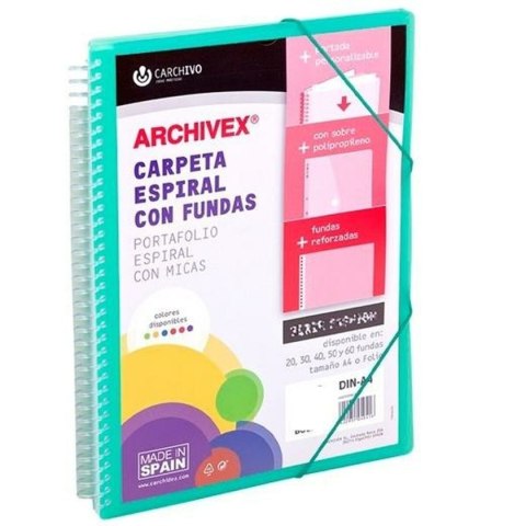 Folder organizacyjny Carchivo ARCHIVEX STAR Kolor Zielony A4