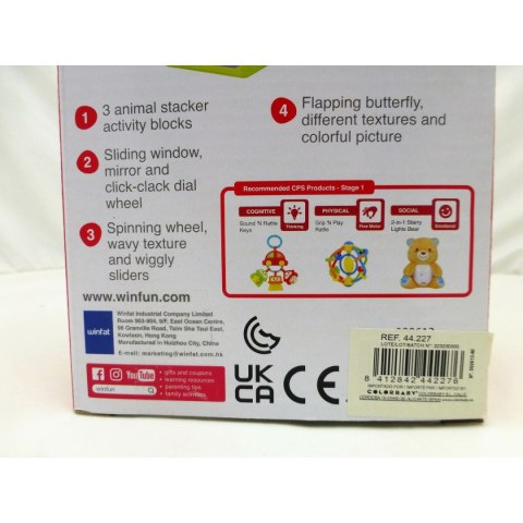 Gra Zręcznościowa dla Maluchów Winfun 3 Części 8 x 24,5 x 8 cm (6 Sztuk)