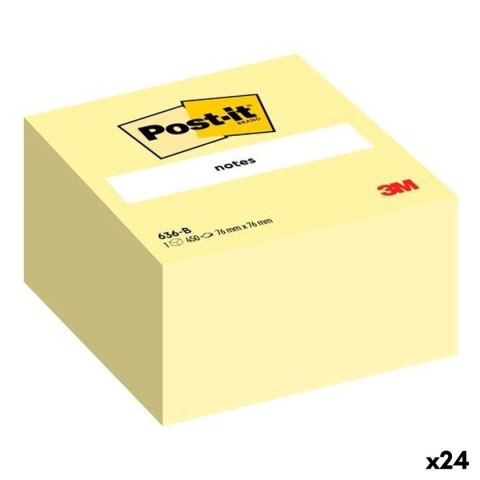 Karteczki przyklejane Post-it Żółty 76 x 76 mm (24 Sztuk)