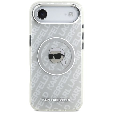 Etui Karl Lagerfeld IML Karl Head Logo MagSafe do iPhone Air szary