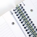 Księga Pierścieni Milan 430 Kolor Zielony A4 80 Kartki (3 Sztuk)