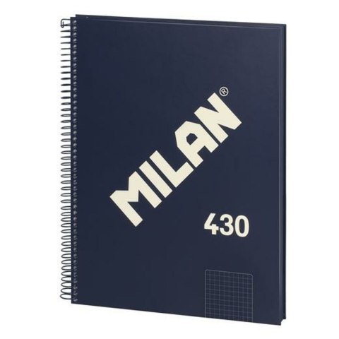 Księga Pierścieni Milan 430 Niebieski A4 80 Kartki (3 Sztuk)