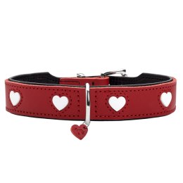 Obroża dla psa Hunter Love S/M 35-40 cm Rojo/Blanco