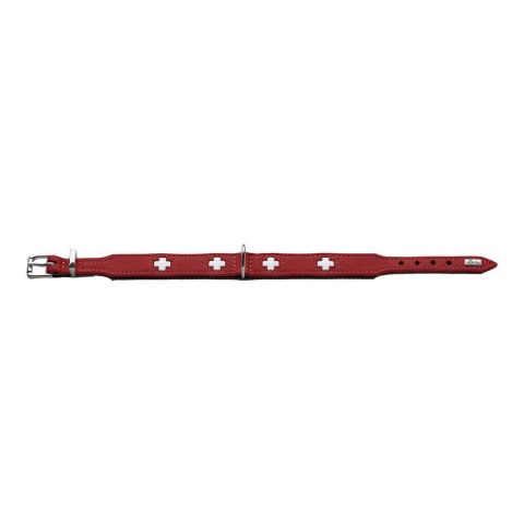 Obroża dla psa Hunter Swiss Czerwony/Czarny (38-43.5 cm)
