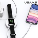 USAMS Ład. indukcyjna US-CC096 10Wz kablem lightning czarny/black CC96WH01