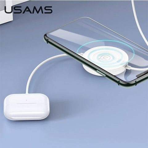 USAMS Ład. indukcyjna US-CC096 10Wz kablem lightning czarny/black CC96WH01