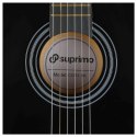 SUPRIMO CGS1 BK - Gitara klasyczna 4/4 czarna do nauki