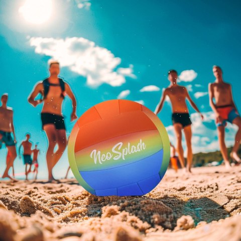 Piłka do Siatkówki Aktive Neo Splash Wielokolorowy Neopren (24 Sztuk)